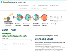 Tablet Screenshot of kopajupid.ee